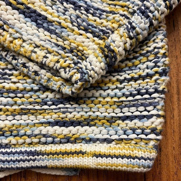 Theory Chunky Boxy Cotton Blend Crewneck Pullover / Medium - Picture 7 of 10